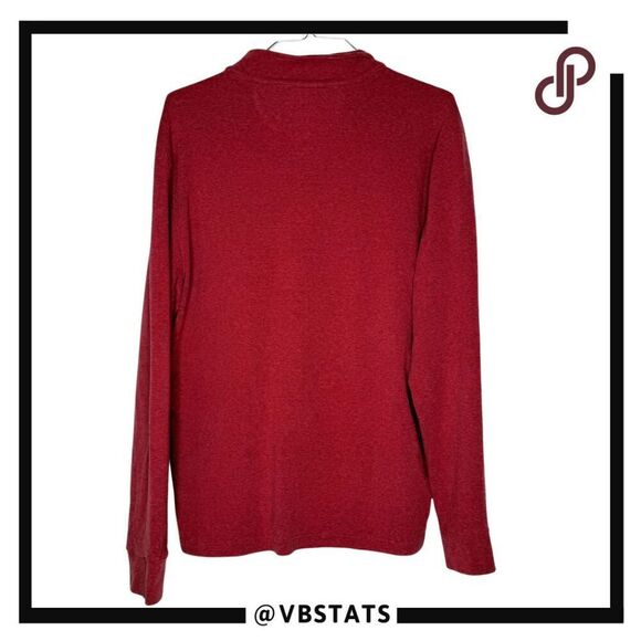 Southern Tide Men's 1/4 Zip Textured Knit Long Sleeve Sweater Coral Pink XL - Picture 2 of 7